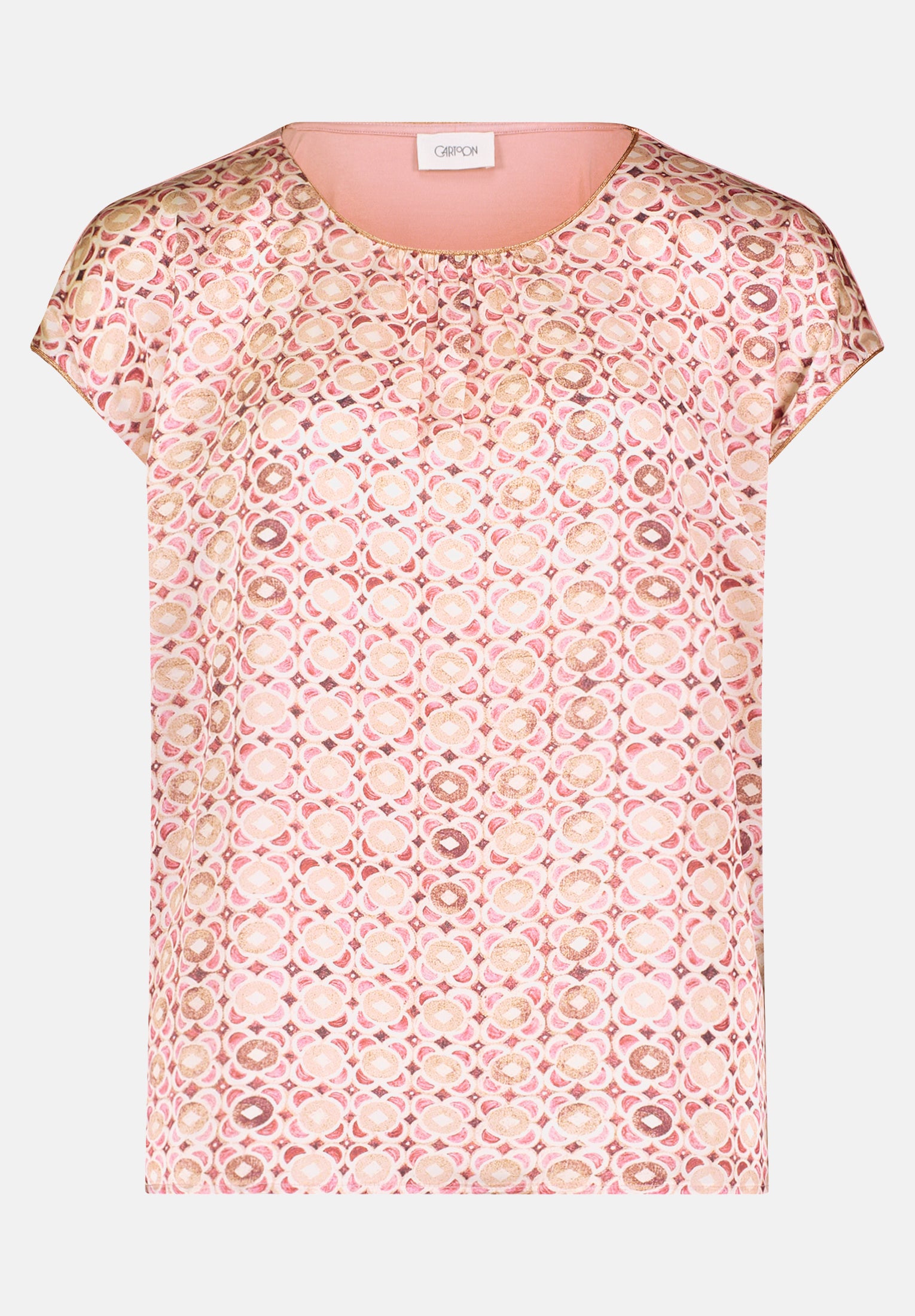 Cartoon | Blusenshirt mit Print  | 1843 Cream/Pink