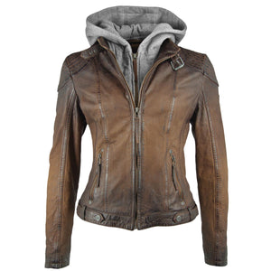 GIPSY | Lederjacke - CASCHA-LAMOV | ANTIC BROWN