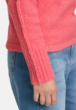 Lade das Bild in den Galerie-Viewer, Cartoon | Strickpullover mit Fledermausärmeln | 4106 Calypso Coral
