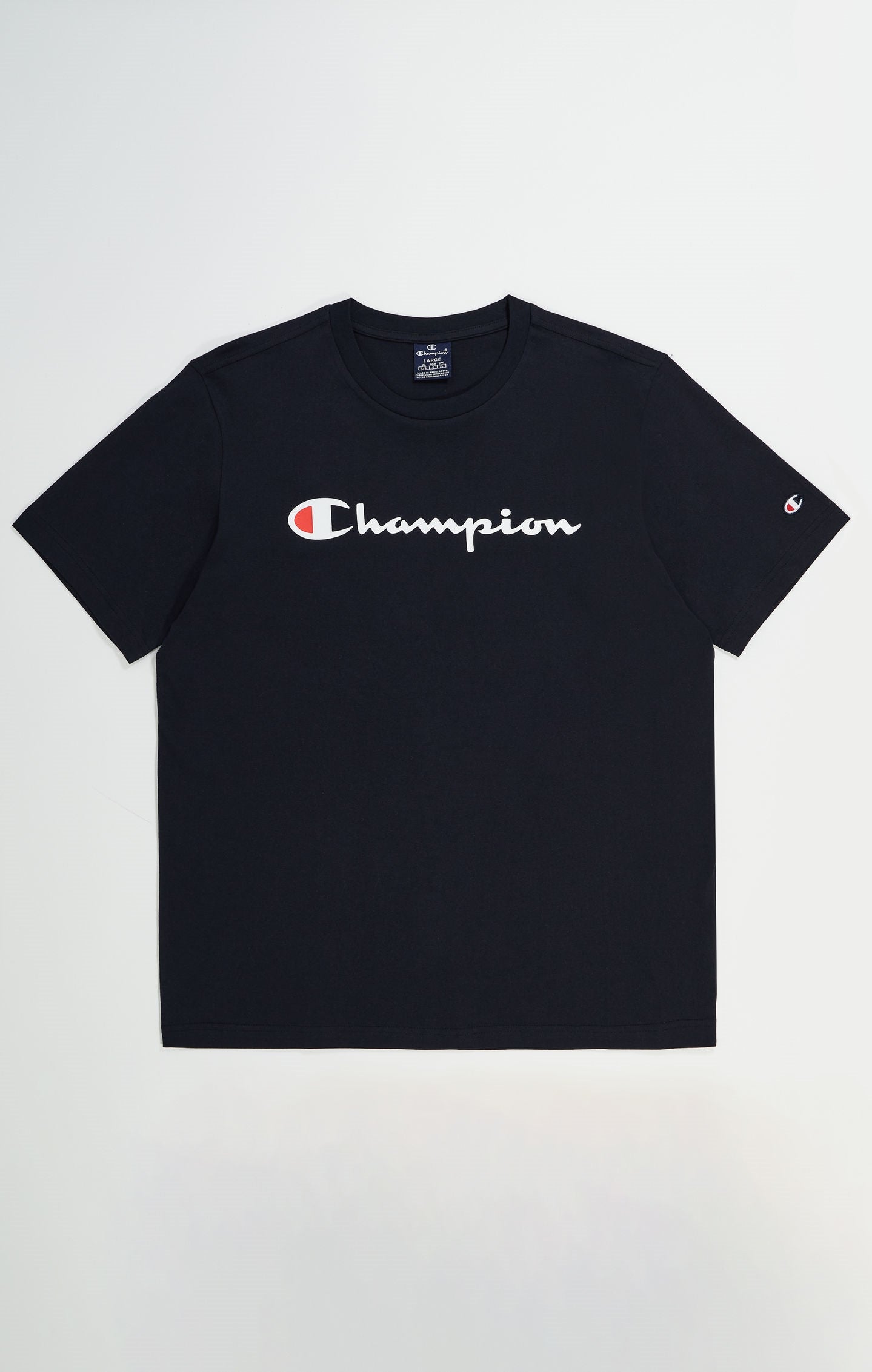 Champion | Baumwoll-T-Shirt mit großen Logo | KK001 NBK