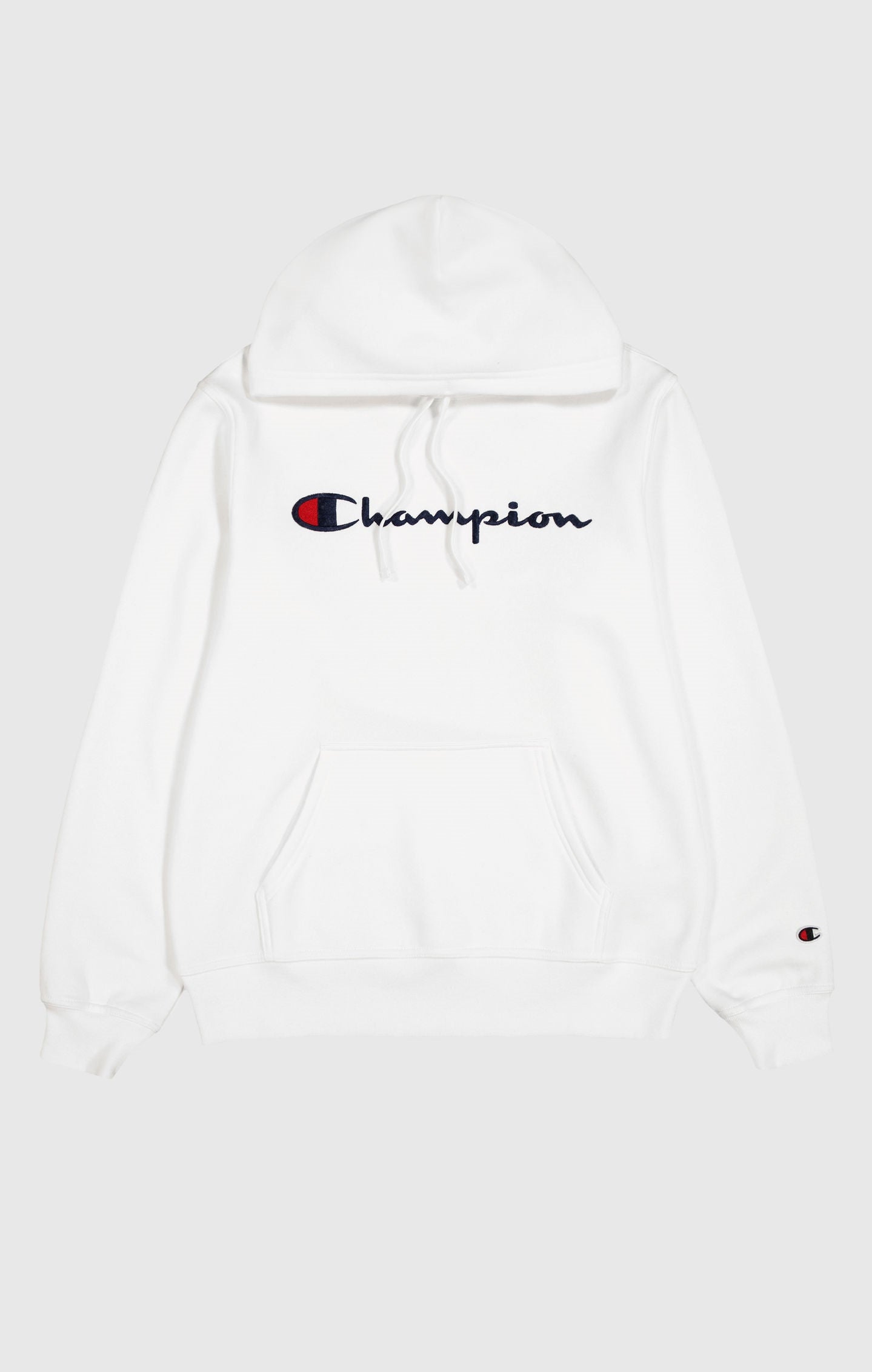 Champion | Hoodie aus Fleece- Stoff mit neuem Großem-Logo | WW001 WHT