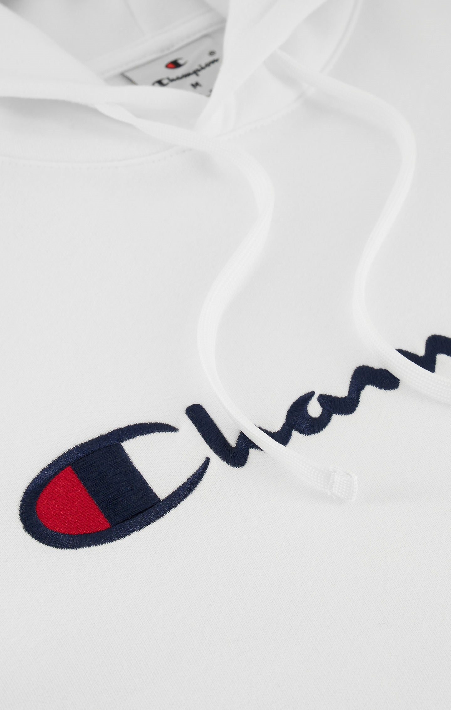 Champion | Hoodie aus Fleece- Stoff mit neuem Großem-Logo | WW001 WHT