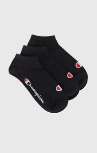 Champion | Viertellange Socken, 3er-Pack | KK001 schwarz