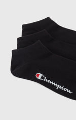 Lade das Bild in den Galerie-Viewer, Champion | Viertellange Socken, 3er-Pack | KK001 schwarz
