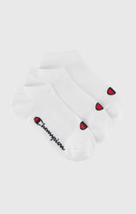 Lade das Bild in den Galerie-Viewer, Champion | Viertellange Socken, 3er-Pack | WW001 weiss
