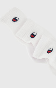 Champion | Crew-Socken mit C-Logo im 3er-Pack | WW001 weiss