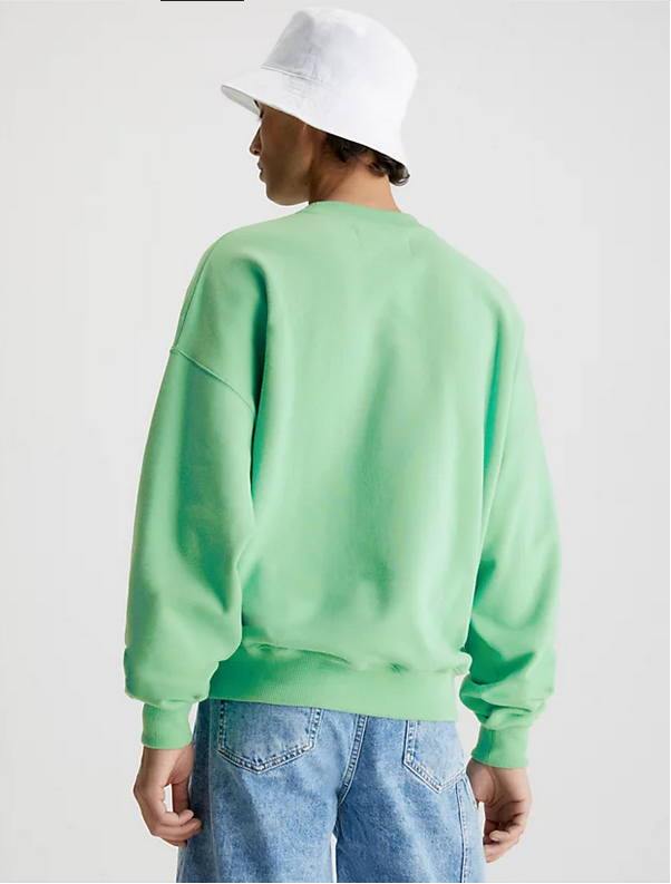 Calvin Klein | Oversized Monogramm-Sweatshirt | L1C Neptune