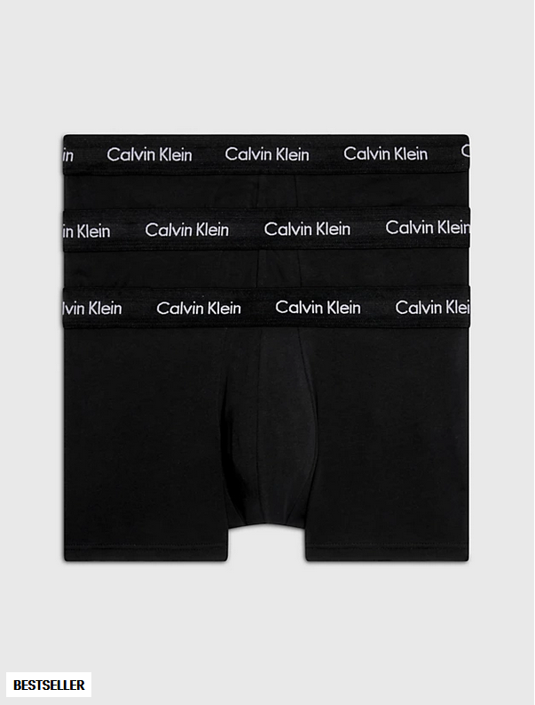 Calvin Klein Underwear 3ER PACK HUFT SHORTS All Black Yeans Halle Online Shop