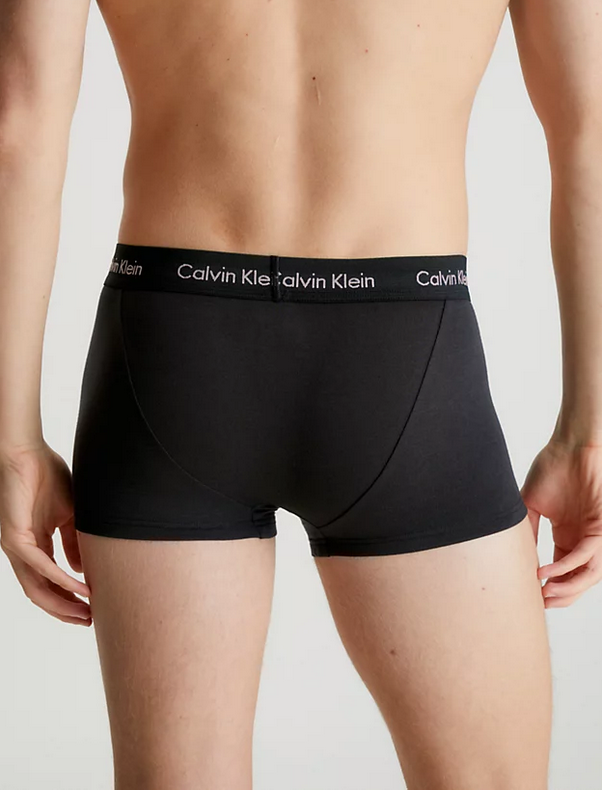 Calvin Klein Underwear |  Trunk LOW RISE 3ER-PACK | CQ7 black/berry/dark grey