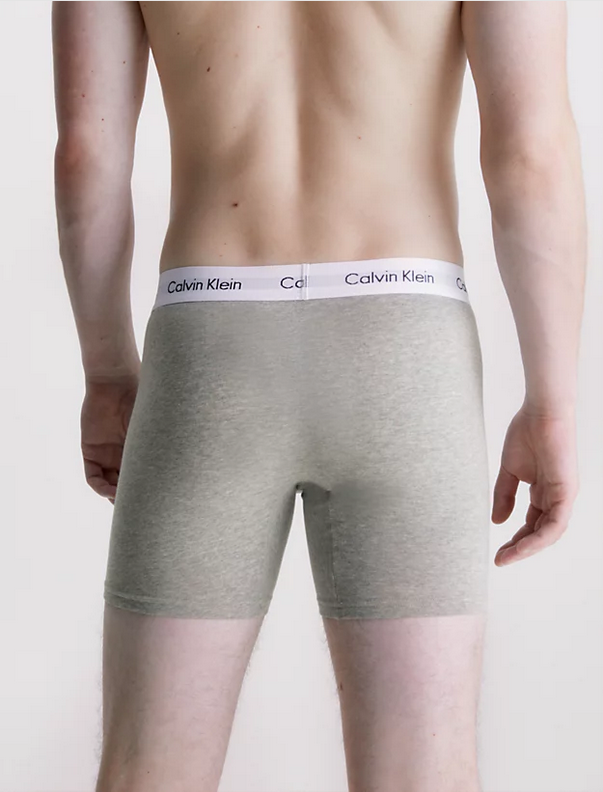 Calvin Klein Underwear | 3ER-PACK TRUNK SHORTS LONG | black/white/grey