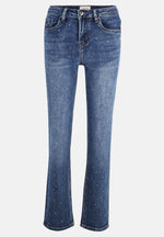 Load image into Gallery viewer, Cartoon | Regular fit jeans with rhinestones | 8620 Dark Blue Denim
