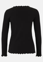 Lade das Bild in den Galerie-Viewer, Cartoon | Langarm-Shirt mit Kragen  | 9045 Black

