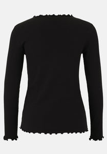 Cartoon | Langarm-Shirt mit Kragen  | 9045 Black