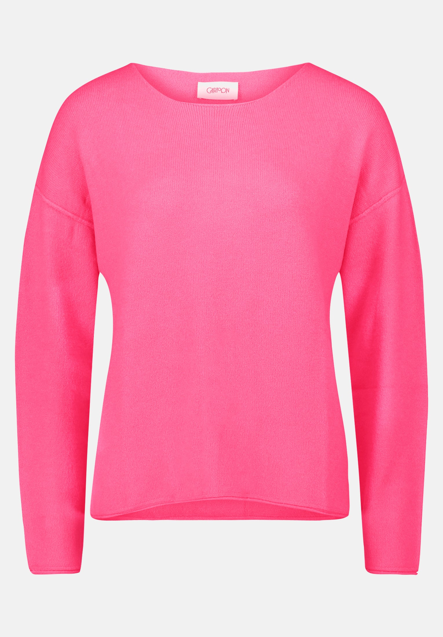 Cartoon | Crew-neck knitted sweater | 4179 Neon Pink