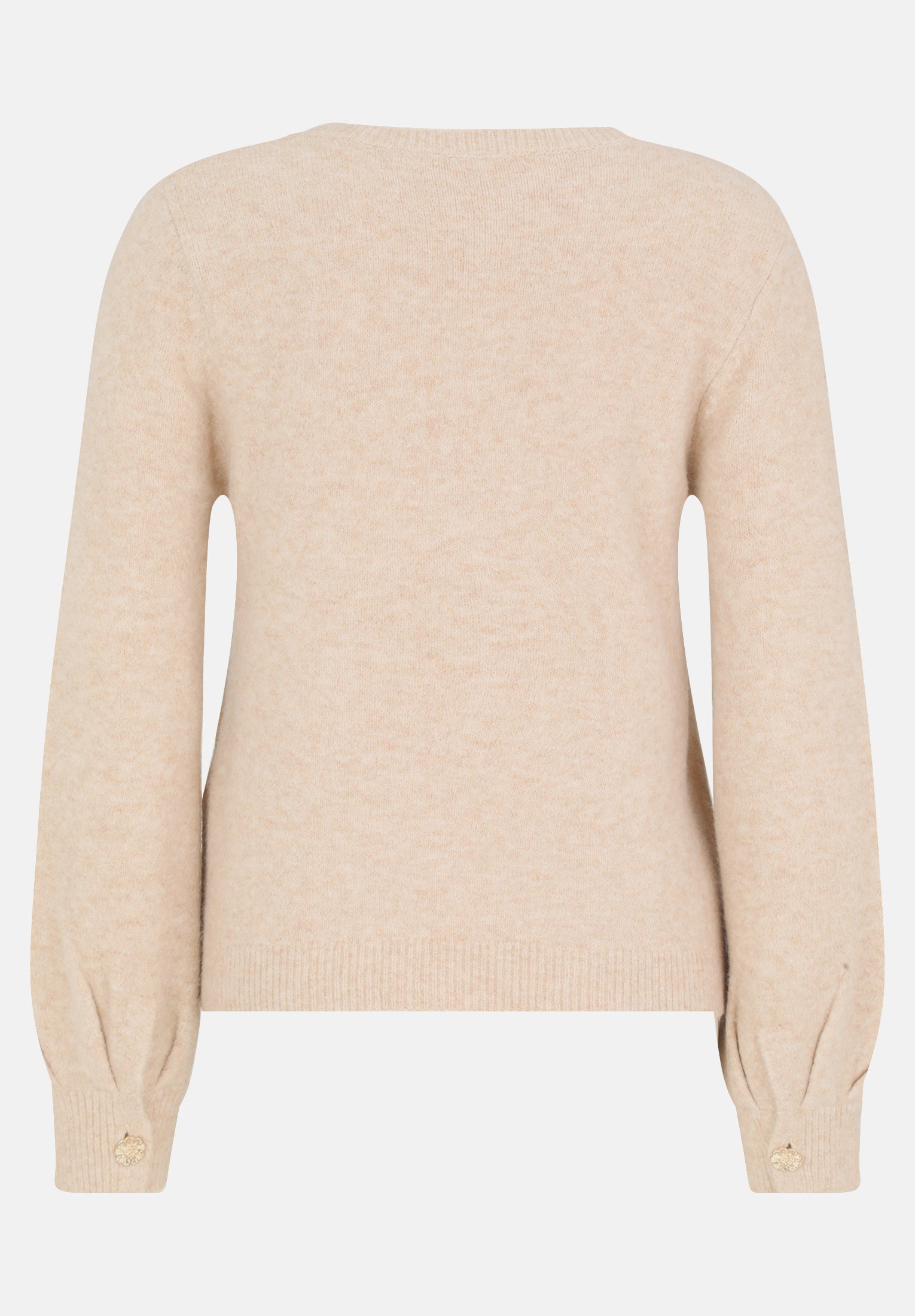 Cartoon | Strickpullover mit Rundhalsausschnitt | 7706 Beige Melange