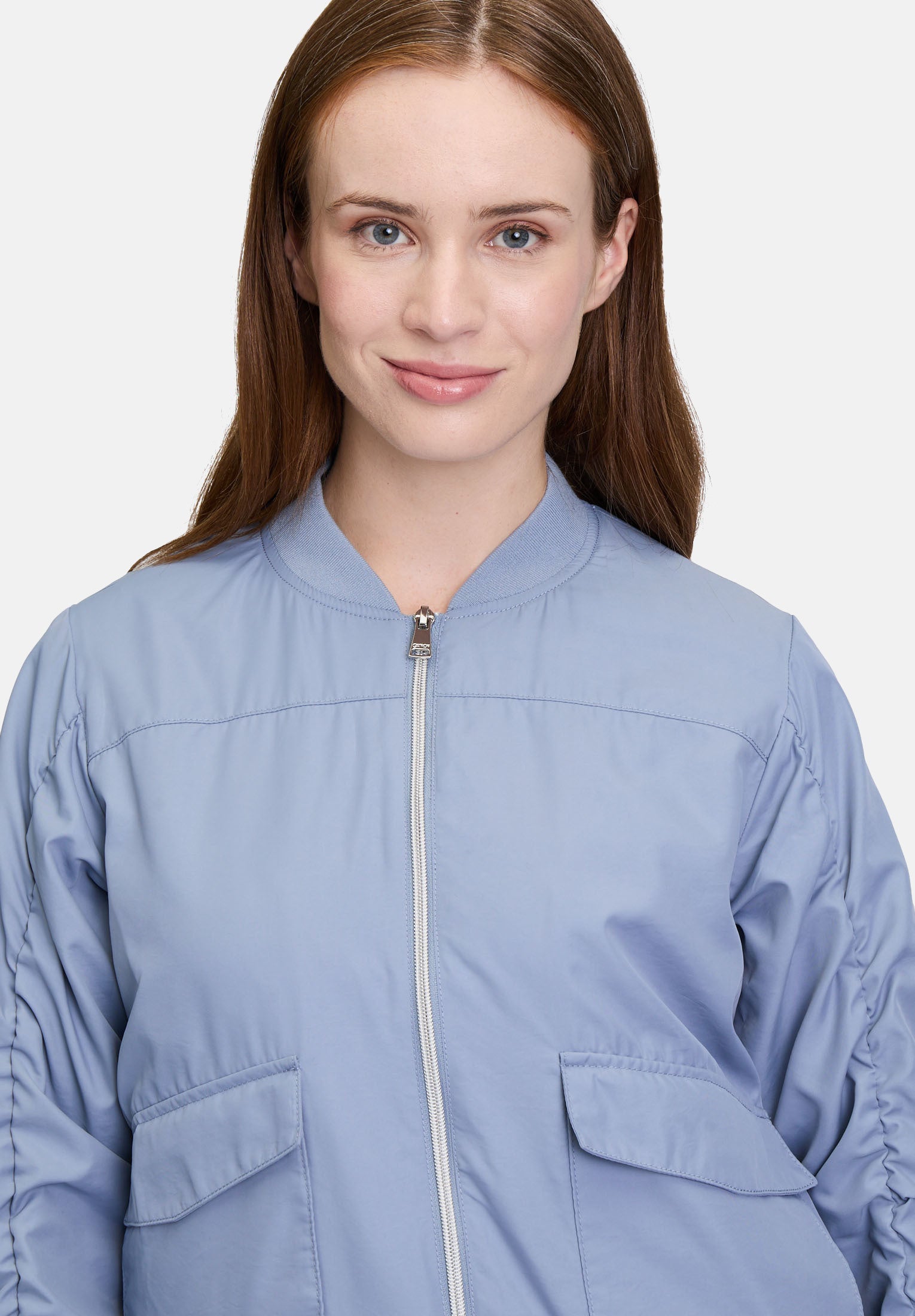 Cartoon | Blouson with ruffles | 8386 Stonewash