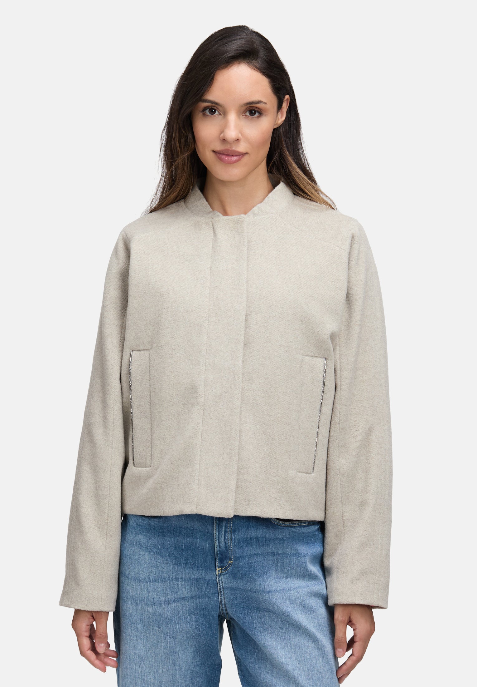 Cartoon | Bomberjacke mit Taschen | 7306 Desert Beige