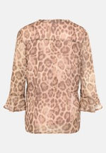 Lade das Bild in den Galerie-Viewer, Cartoon | Casual-Bluse mit Leoprint | 7871 Brown/Beige
