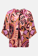 Lade das Bild in den Galerie-Viewer, Cartoon | Casual-Bluse mit Muster | 6842 Purple/Rose

