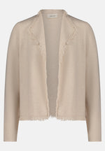 Lade das Bild in den Galerie-Viewer, Cartoon | Casual-Strickjacke mit Fransen | 7706 Beige Melange
