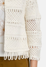 Lade das Bild in den Galerie-Viewer, Cartoon | Casual-Strickjacke mit Rundhalsausschnitt  | 9074 Pumice Stone
