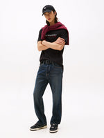Lade das Bild in den Galerie-Viewer, Tommy Jeans | Rundhals-T-Shirt aus Jersey mit Logo | BDS black
