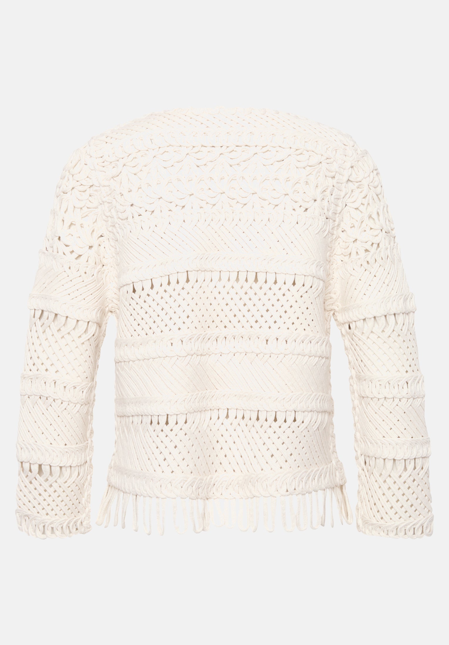 Cartoon | Casual-Strickjacke mit Rundhalsausschnitt  | 9074 Pumice Stone