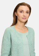 Lade das Bild in den Galerie-Viewer, Cartoon | Strick-Cardigan mit Taschen  | 5751 Emerald Green Melange
