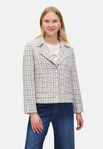 Cartoon |  Tweedblazer mit aufgesetzten Taschen | 1874 Cream/Camel