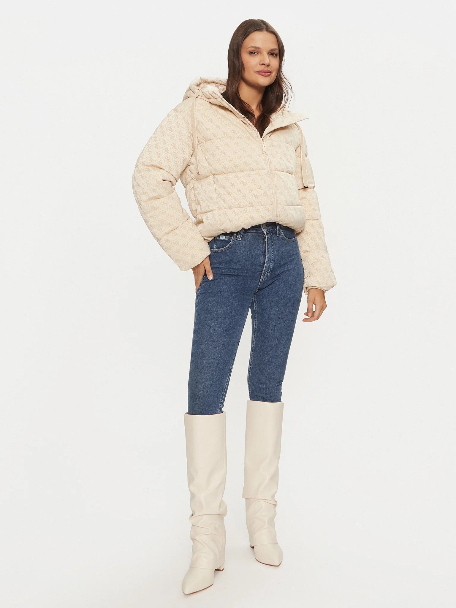 Guess | Daisy Down Jacket | FN1E PEARL