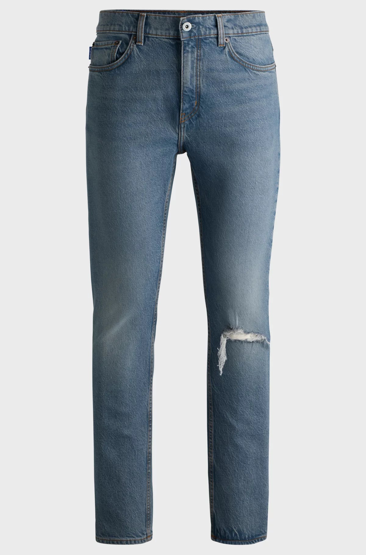 Hugo Blue | Slim-fit jeans with comfort-stretch denim | 440 Turquoise