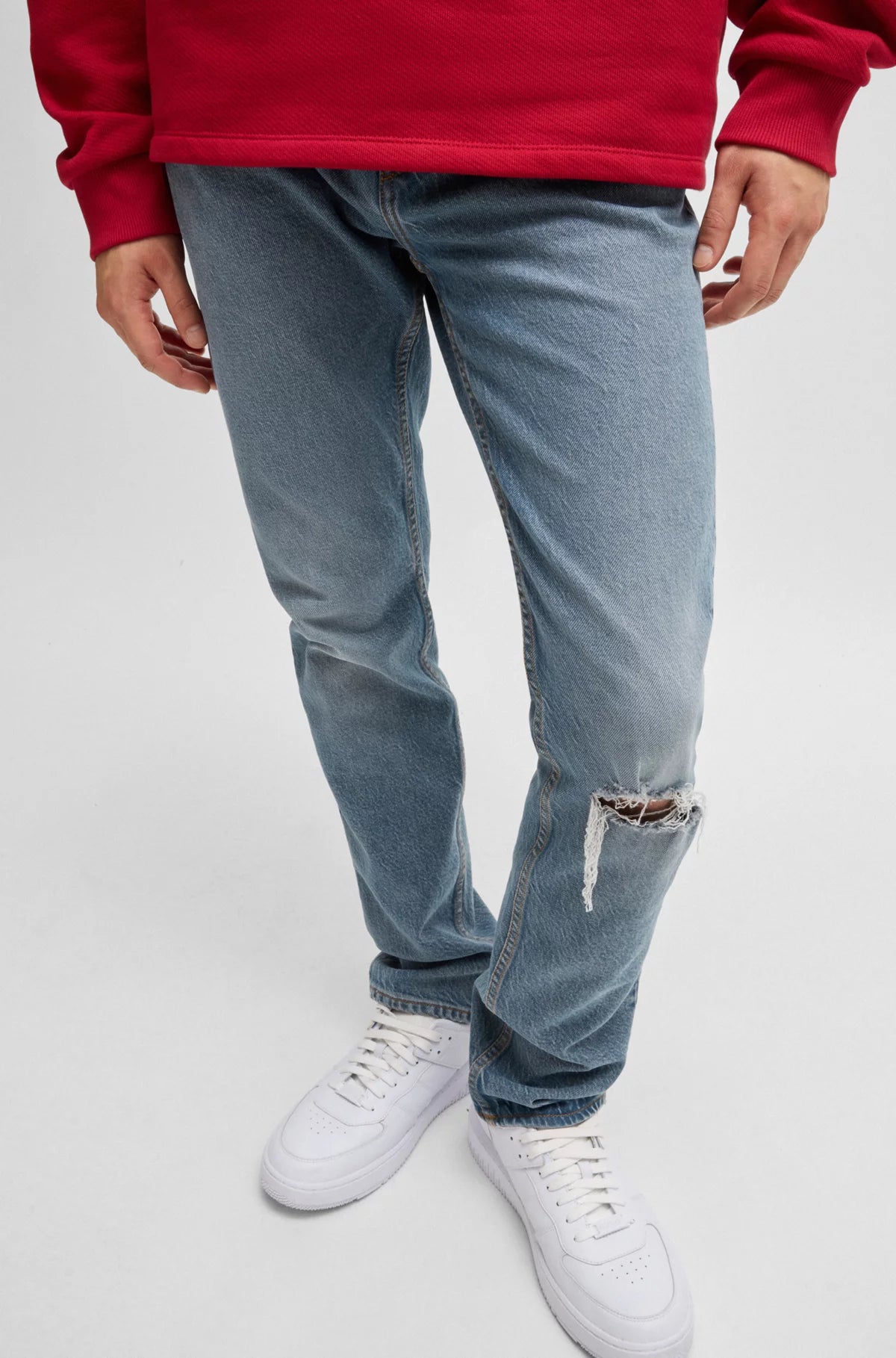 Hugo Blue | Slim-fit jeans mit comfort-stretch denim  | 440 Turquoise