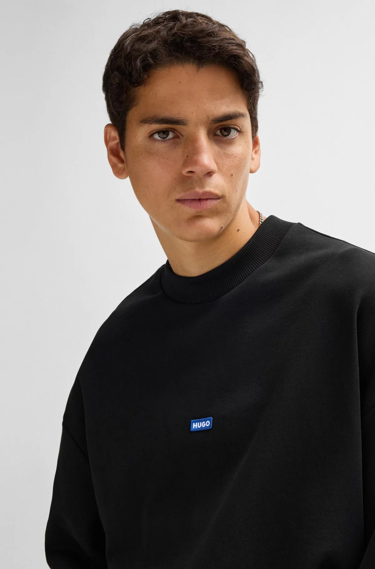 Hugo Blue | Sweatshirt Rundhals Nedro | 001 black