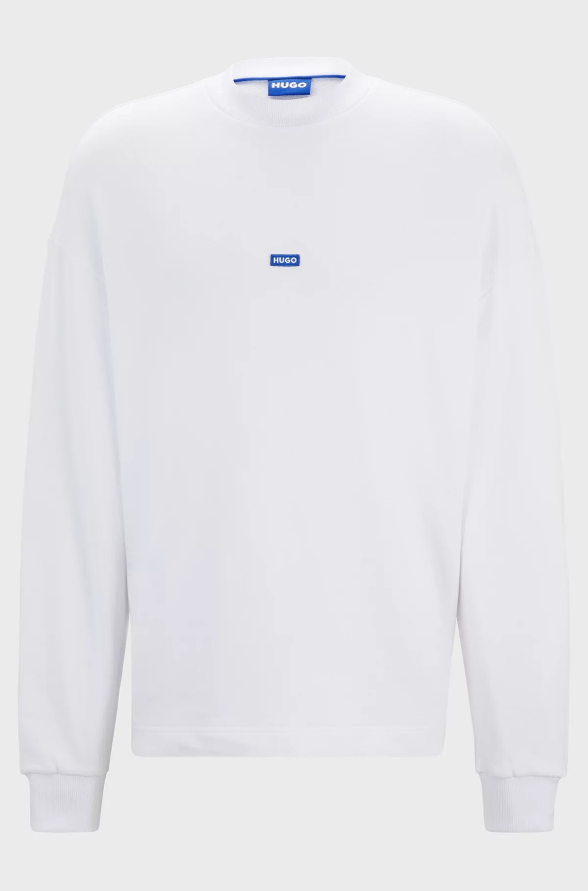 Hugo Blue | Crew neck sweatshirt Nedro | 100 White