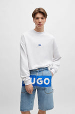 Lade das Bild in den Galerie-Viewer, Hugo Blue | Sweatshirt Rundhals Nedro | 100 White
