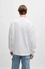 Lade das Bild in den Galerie-Viewer, Hugo Blue | Sweatshirt Rundhals Nedro | 100 White
