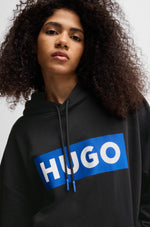 Load image into Gallery viewer, Hugo Blue | Hoodie Nalves | 001 Black
