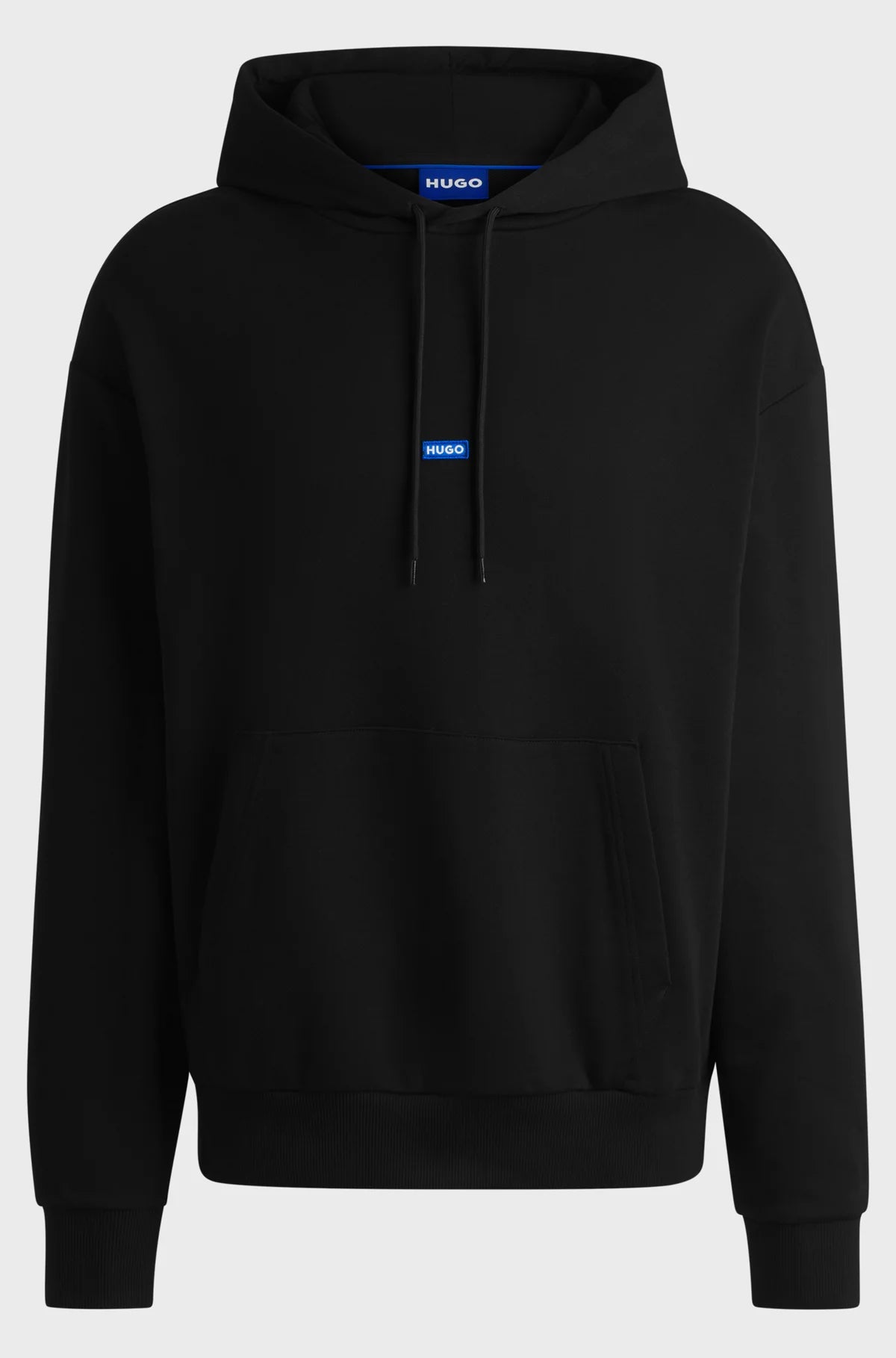 Hugo Blue | Hoodie Nalonso mit blauem Logo | 001 black