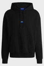 Lade das Bild in den Galerie-Viewer, Hugo Blue | Hoodie Nalonso mit blauem Logo | 001 black
