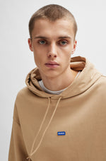 Load image into Gallery viewer, Hugo Blue | Nalonso Hoodie with blue logo | 269 beige
