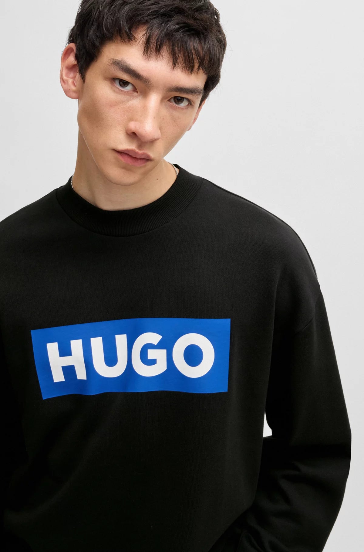 Hugo Blue | Sweatshirt Rundhals Niero | 001 black