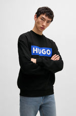 Load image into Gallery viewer, Hugo Blue | Sweatshirt Rundhals Niero | 001 black
