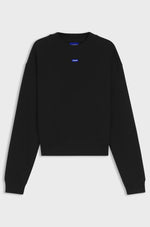Lade das Bild in den Galerie-Viewer, Hugo Blue | Sweatshirt Rundhals Delessa | 001 black
