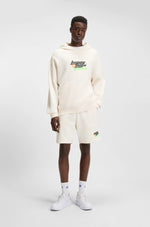 Lade das Bild in den Galerie-Viewer, Hugo Blue | Nirvato Shorts aus Baumwoll-Terry mit Happy HUGO-Logo | 121 Open White
