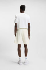 Lade das Bild in den Galerie-Viewer, Hugo Blue | Nirvato Shorts aus Baumwoll-Terry mit Happy HUGO-Logo | 121 Open White
