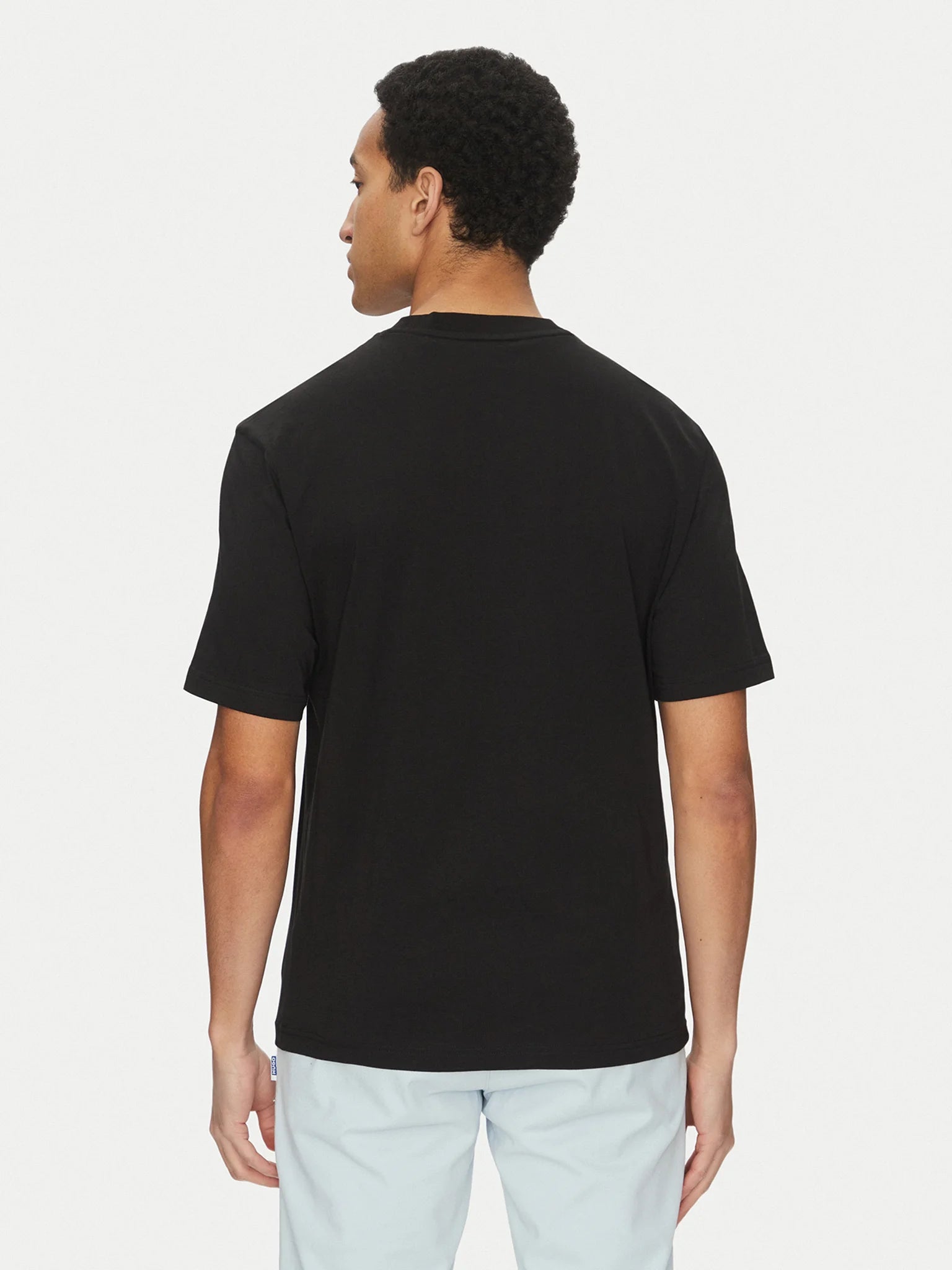 Hugo Blue | T-Shirt Nugibol mit Hugo Print  | 001 Black