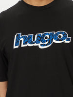 Load image into Gallery viewer, Hugo Blue | T-Shirt Nugibol mit Hugo Print  | 001 Black

