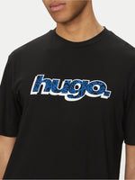 Load image into Gallery viewer, Hugo Blue | T-Shirt Nugibol mit Hugo Print  | 001 Black
