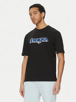 Load image into Gallery viewer, Hugo Blue | T-Shirt Nugibol mit Hugo Print  | 001 Black
