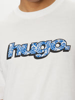Lade das Bild in den Galerie-Viewer, Hugo Blue | T-Shirt Nugibol mit Hugo Print  | 100 White
